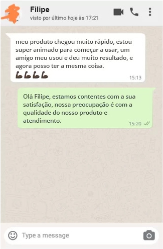 Filipe depoimento